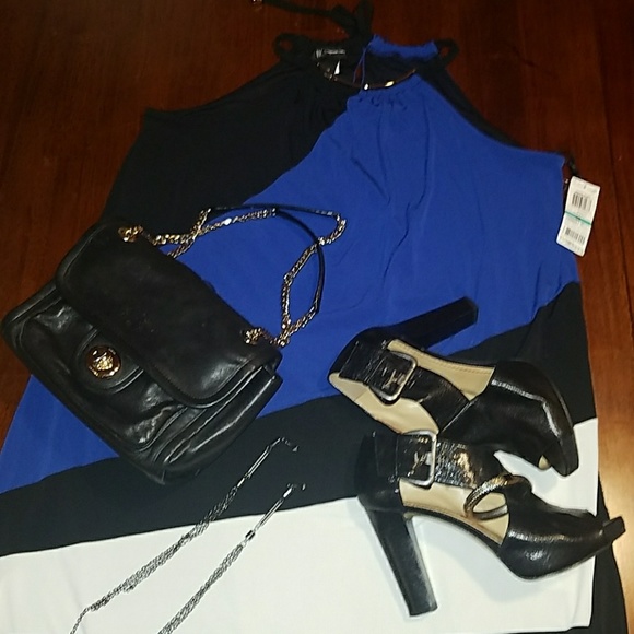 INC Moody Blues dress - Picture 1 of 3